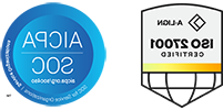 ISO27001- und SOC2-Logos für Park Place Technologies